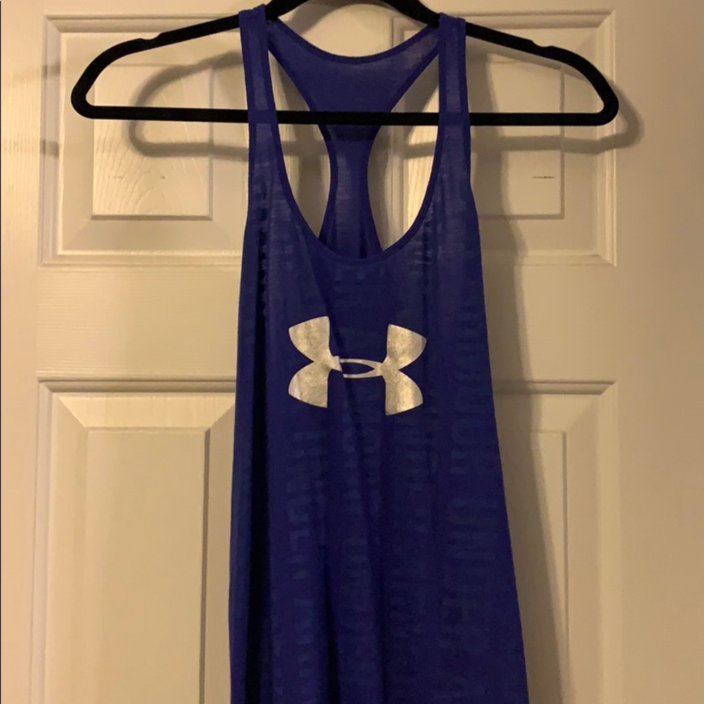Royal blue workout top